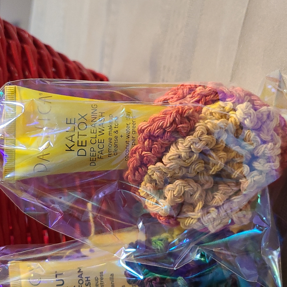 Homemade face scrubbies